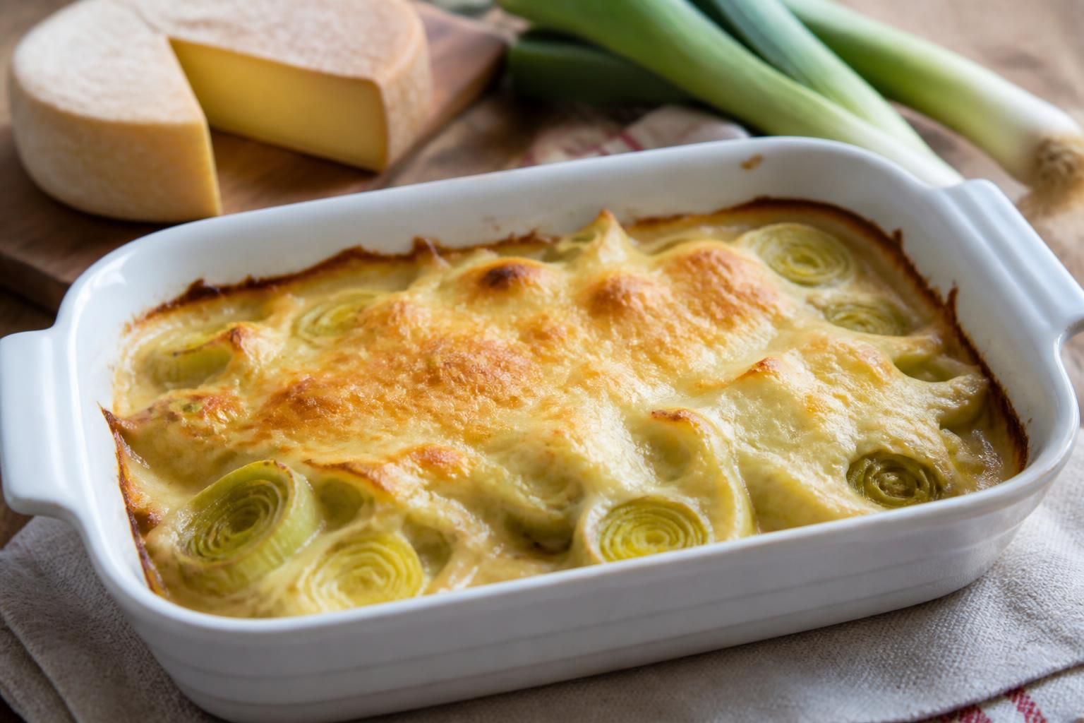 découvrez notre recette facile de la poireauflette, un plat savoyard traditionnel à base de reblochon fondant et de poireaux, parfait pour un repas convivial et gourmand.
