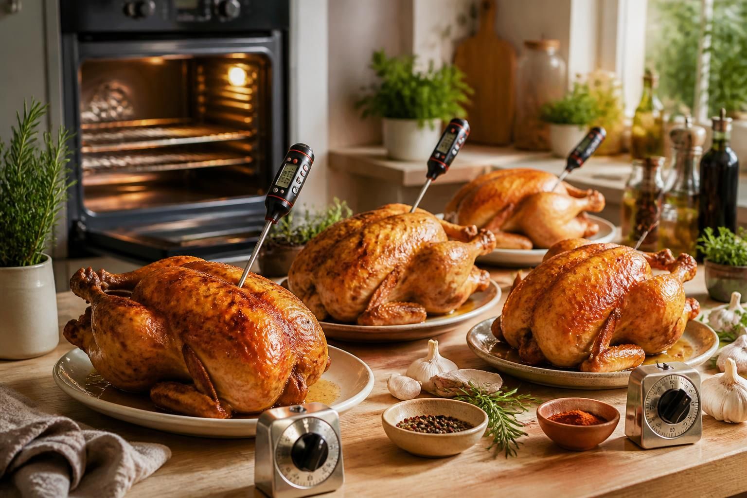 découvrez le temps de cuisson idéal pour un poulet rôti au four, adapté selon le poids et le mode de cuisson, pour une viande parfaitement cuite et savoureuse.