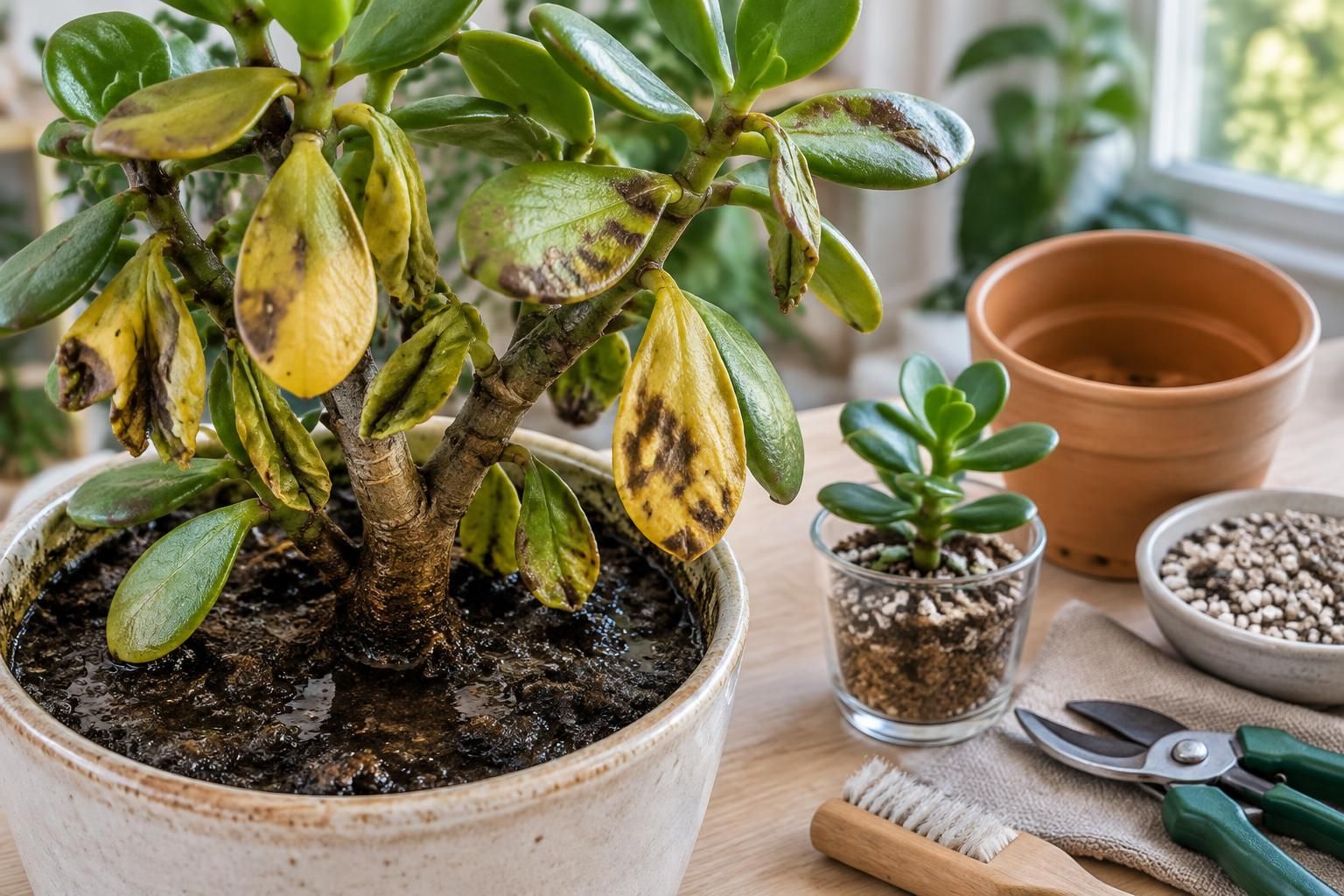 découvrez comment reconnaître les maladies du crassula, comprendre leurs causes et soigner votre arbre de jade pour l’aider à retrouver sa vitalité.