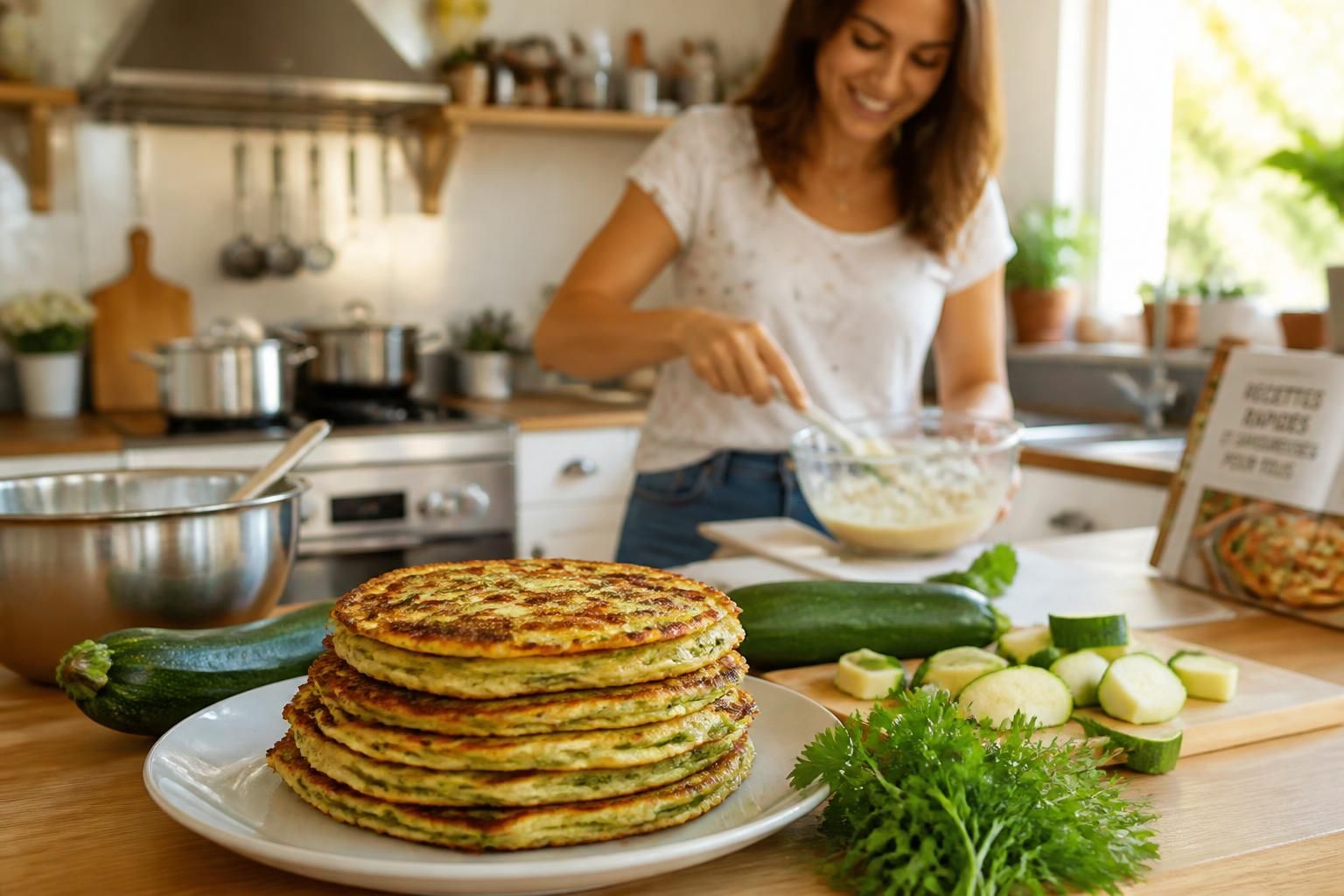 découvrez des recettes rapides et savoureuses de pancakes à la courgette, parfaites pour toute la famille. faciles à préparer, ces pancakes gourmands allient santé et plaisir à chaque bouchée.