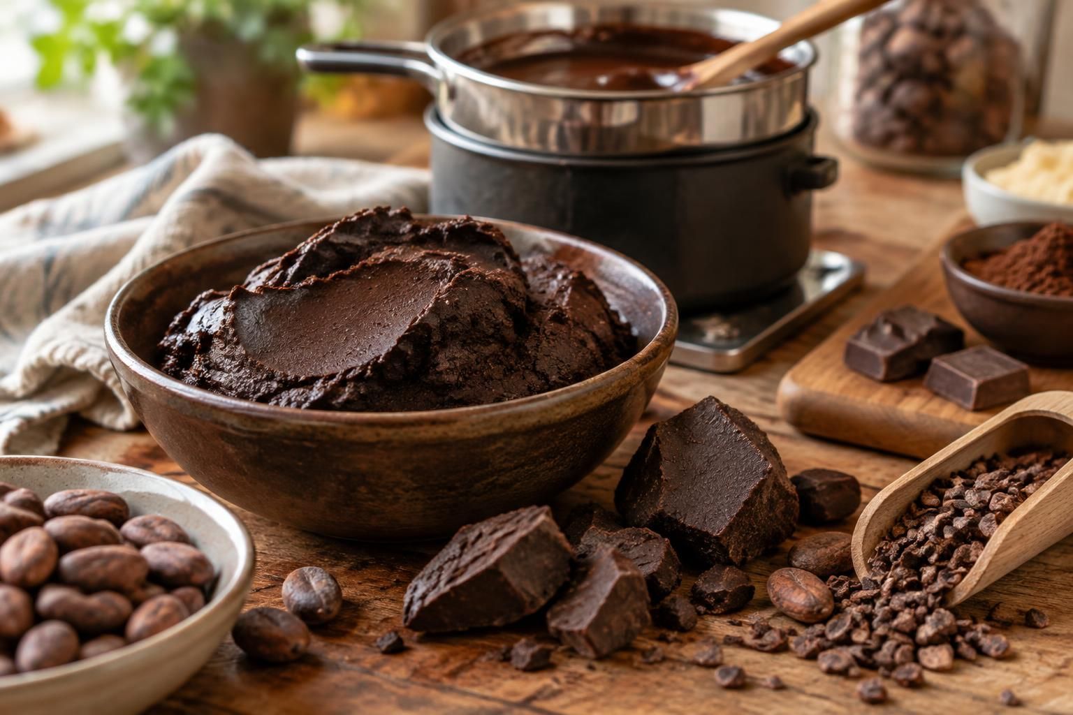 découvrez ce qu’est la pâte de cacao, comment elle est fabriquée et comment l’utiliser dans vos recettes chocolatées, boissons et desserts.